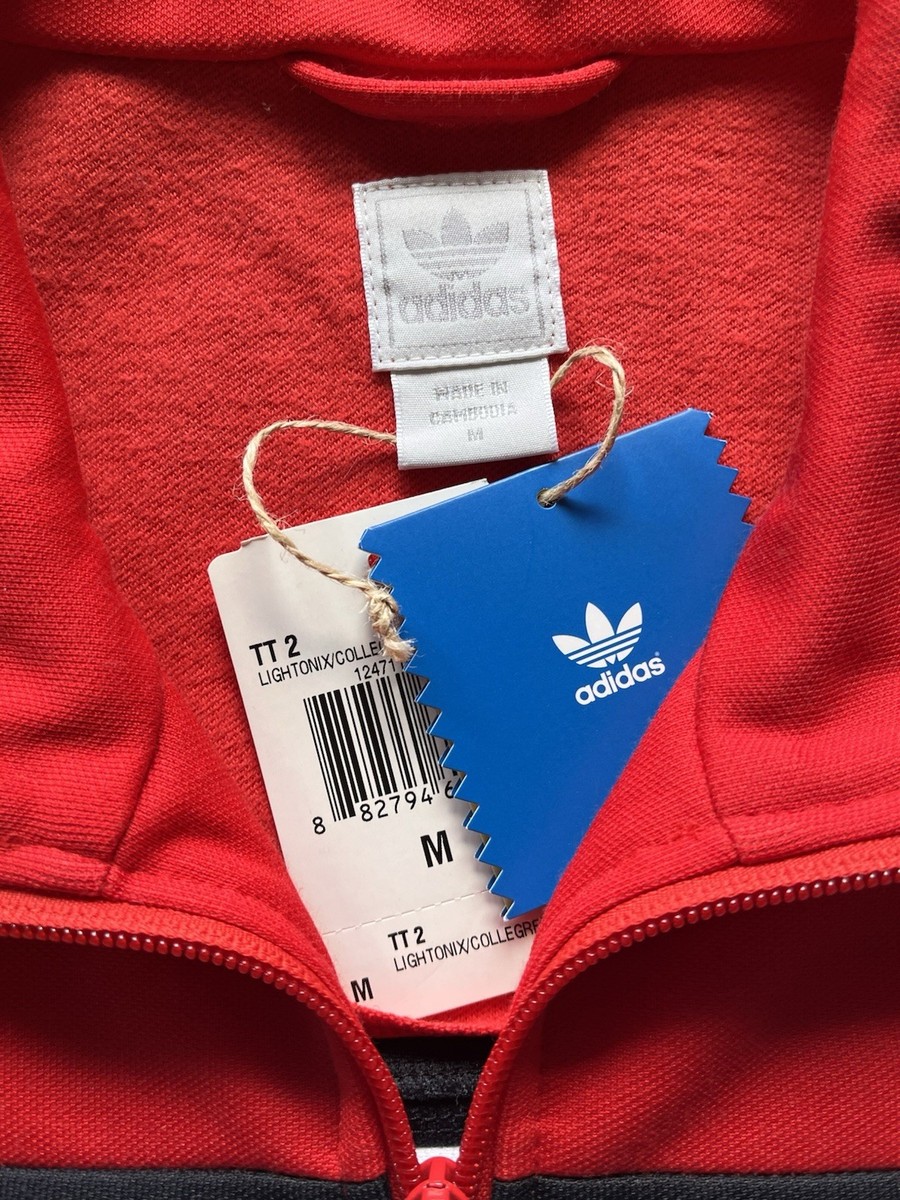 Adidas Originals Japan Tokyo Track Jacket Red White Black Gray NWT