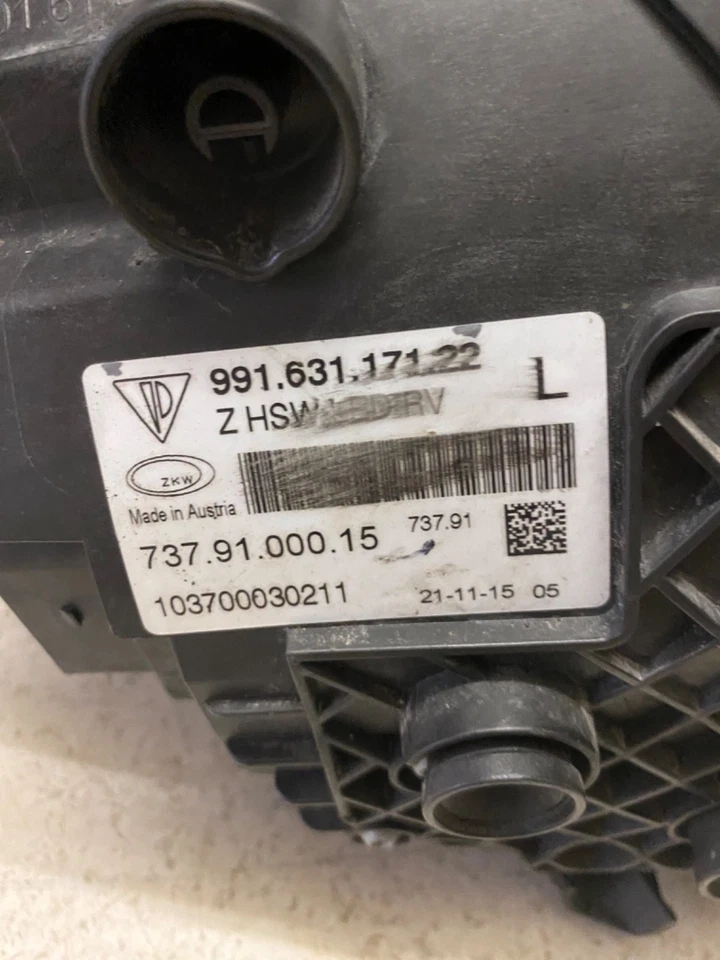 PORSCHE 911/991 GT3 TURBO S Links Voll LED Scheinwerfer 99163117122 - Bild 3 von 4