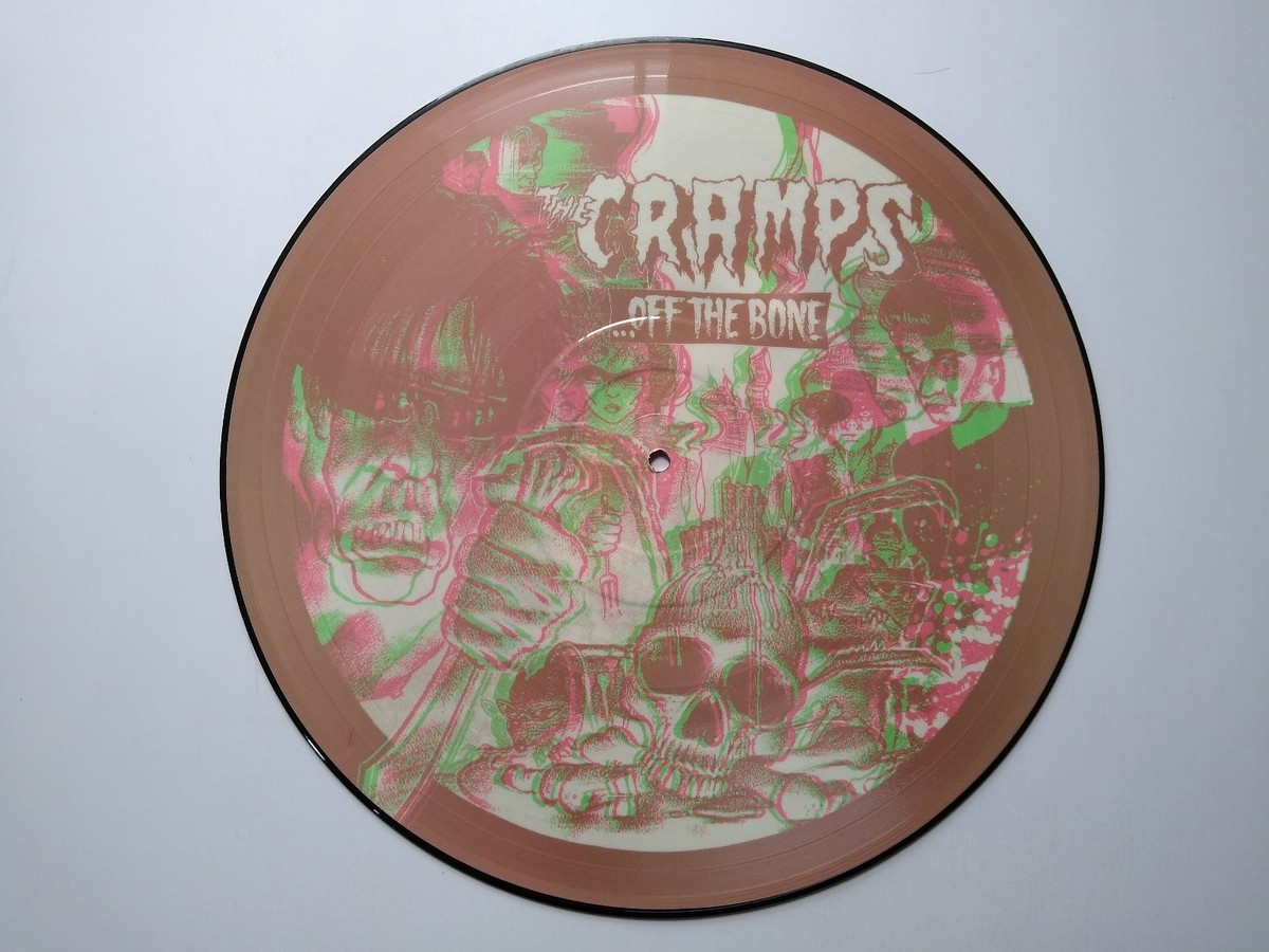 The Cramps – Off The Bone LP Picture Disc 1983 I.R.S. Psychobilly