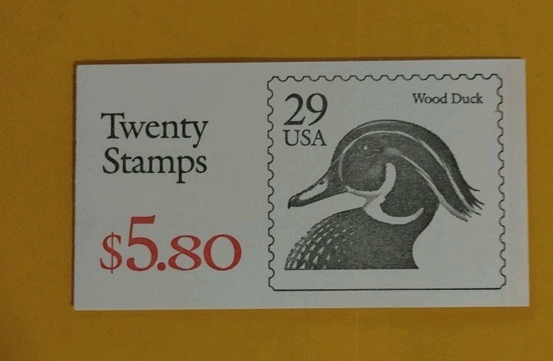 Scott #BK174 (2484a) Wood Duck Booklet of 20 Stamps - MNH
