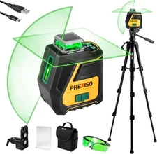 PREXISO 360° Green Laser Level PLC360GLI with Tripod Self-Leveling IP54 (SEALED)
