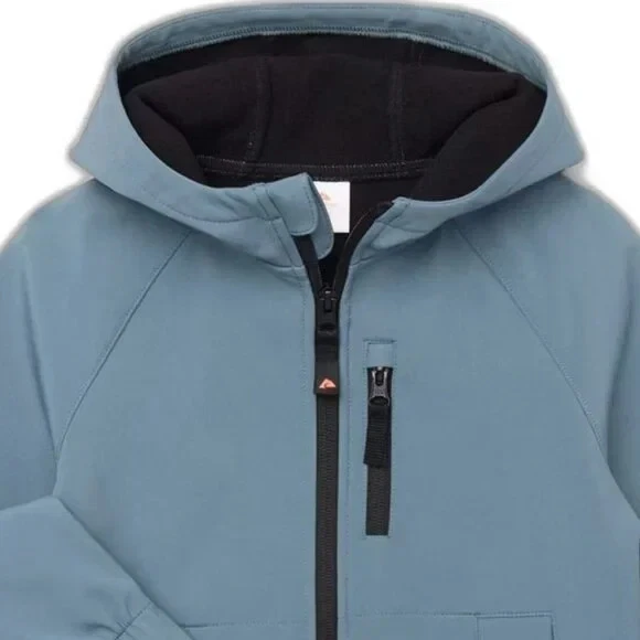 OZARK TRAIL Hooded Softshell Navy Jacket BOYS CHOOSE SIZE Water Resistant  NEW - Image 3 of 4