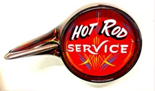 VTG. 57 Ford Fairlane Bezel Hot Rat Rod Sign pinstriped Car Kustom Kulture Art