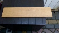 solid light oak shaker drawer front 130mm high x 596mm wide in very good cond