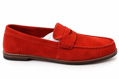 Clarks Herren Slipper Slip-On Wildleder Rot EU 39 UK 6 26171000