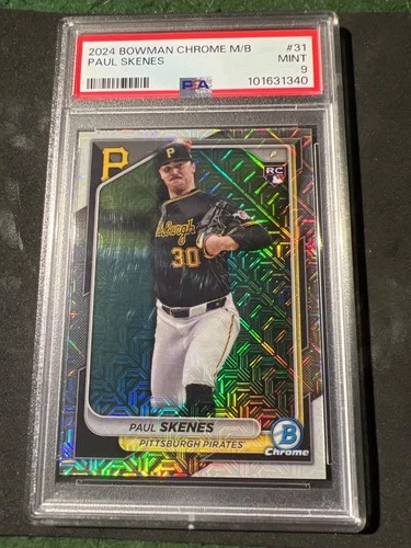 2024 BOWMAN CHROME M/B PAUL SKENES RC #31 PSA 9