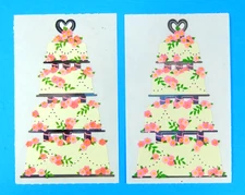 Vintage Mrs. Grossmans Reflections Wedding Cake Sticker 2 Mod Sheets Set