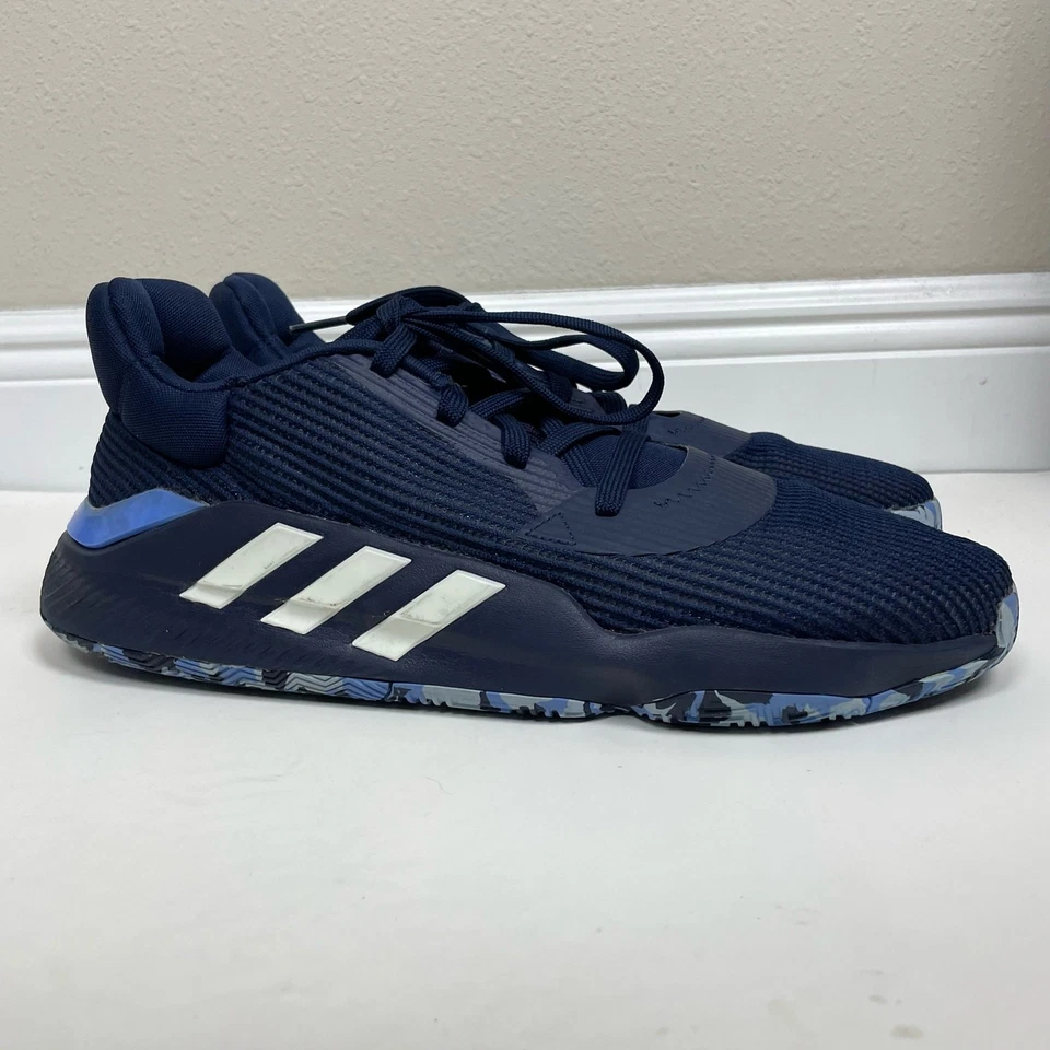 Adidas Pro Bounce Low 2019 “Collegiate Navy” Basketball Shoes Men’s Size 14 - Image 2 of 4