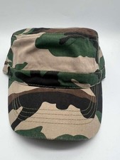 Woodland Camouflage Military Cadet Hat Army Style Patrol Cap Adjustable Unisex