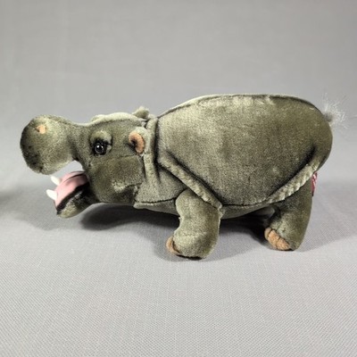 Vintage 90s Jungle Joes Happy The Hippo Talking Plush Toy 10