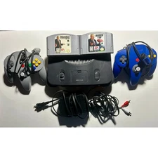 Nintendo 64 N64 video game console w expansion pack, controllers & Games🔥Good!