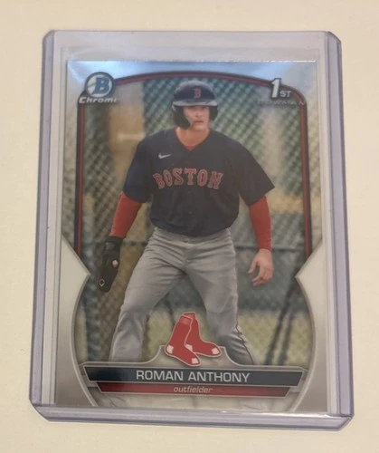 2023 Roman Anthony 1st Bowman Chrome, BCP-71, Boston Red Sox