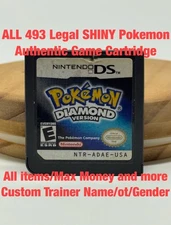 Unlocked Authentic Pokemon Diamond | Nintendo DS | All 493 SHINY Pokemon Events