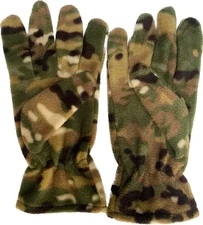 Men's tactical fleece gloves multicam💛💙