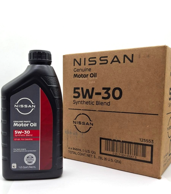 Nissan Genuine Nissan 5W-30 - 1 Qt. 999PK-05W30NN for sale online