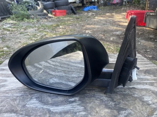 2010-2013 Mazda 3 Left Driver LH Side View Power Mirror Non-Heated OEM Blue