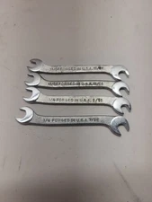 Lot of 4 Vintage Indestro Super Ignition Wrenches- USA- 891,892,892A,894 