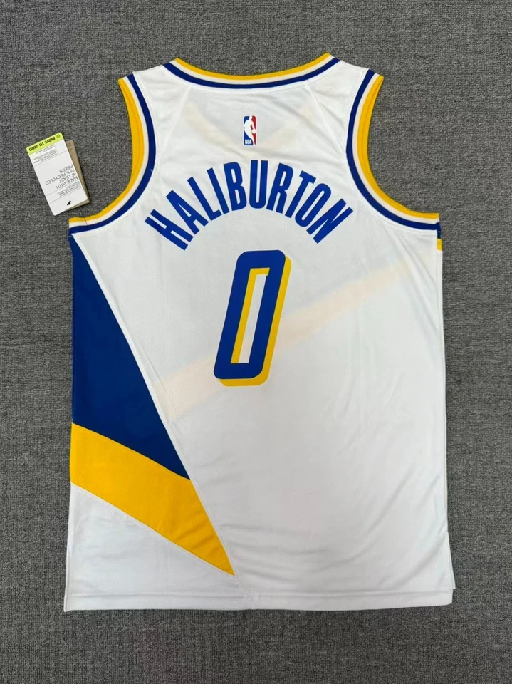 Футболка универсального игрока Nike 2025-26 City Edition Indiana Pacers Tyrese Haliburton No0 - Изображение 2 из 4