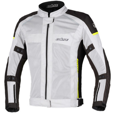 BUSE Santerno women's motorcycle jacket in light grey