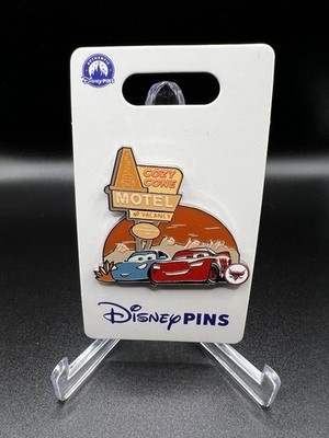 Disney Pixar Cars Land Lightning McQueen Sally Cozy Cone Motel Pin