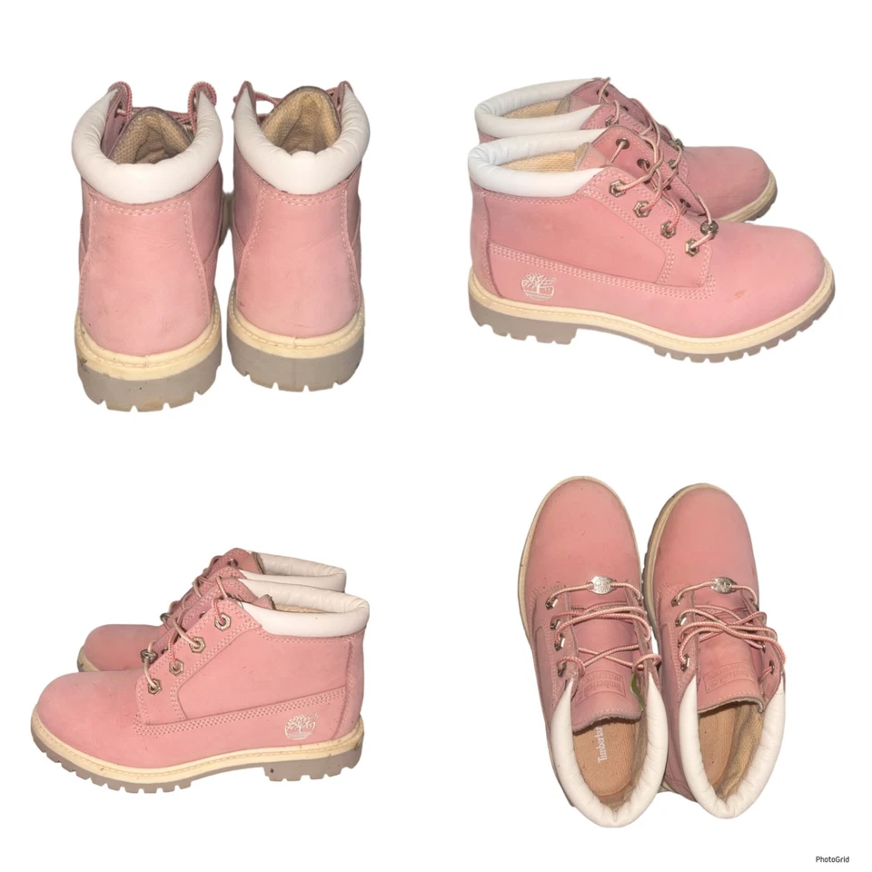 Timberland Nellie Chukka Mujer Talla 6 Zapatos Rosa Nubuck Botas Confort 23308 Foto 3 de 4