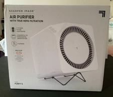 Sharper Image PURIFY 5 TRUE HEPA Air Purifier Capture 99.97%, 4 Speed New