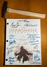 The Shawshank Redemption Script Signed- Autograph Reprints- 125 Pages