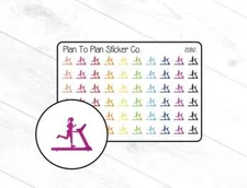 2082~~Treadmill Planner Stickers.
