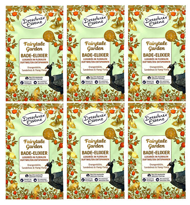 6er Pack Dresdner Essenz Bade-Elixier Fairytale Garden  6 x 60g