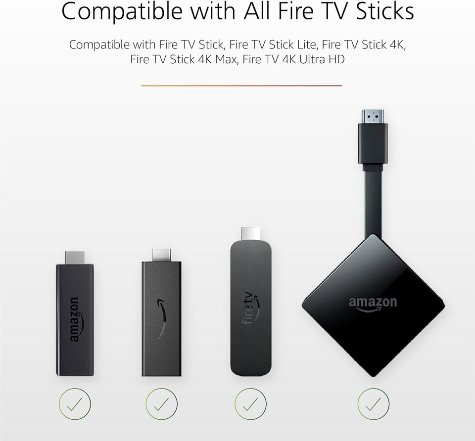 Mission Usb Power Cable For Amazon Fire Tv Eliminates The Need For Ac