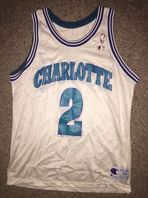 charlotte hornets larry johnson jersey