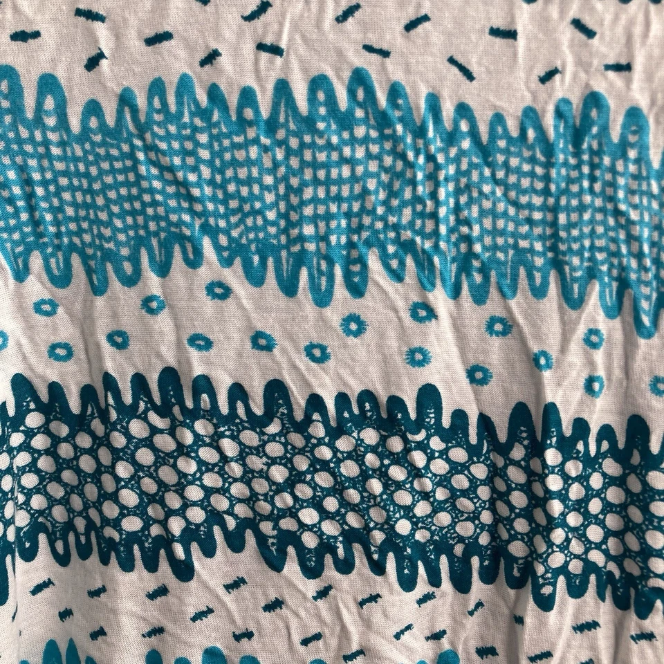 Женское бирюзовое кимоно на шнуровке Letarte размер S Французская Ривьера Old Money Resort богемное - Изображение 3 из 4