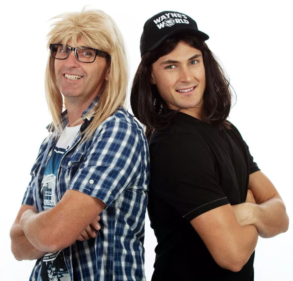 Waynes World Costume Duo Pack Wayne with Cap Garth with