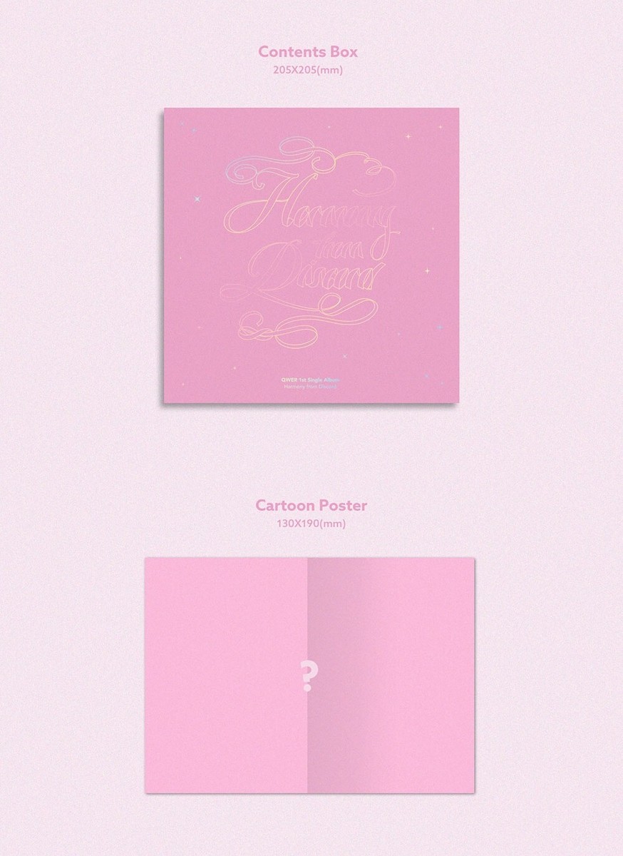 QWER - 1st Single Album [Harmony from Discord] Photo Book Poster K