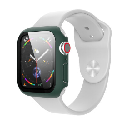 Hülle für Apple Watch 1-11 SE Ultra 2 Case Schutzhülle mit Display Schutz Glas