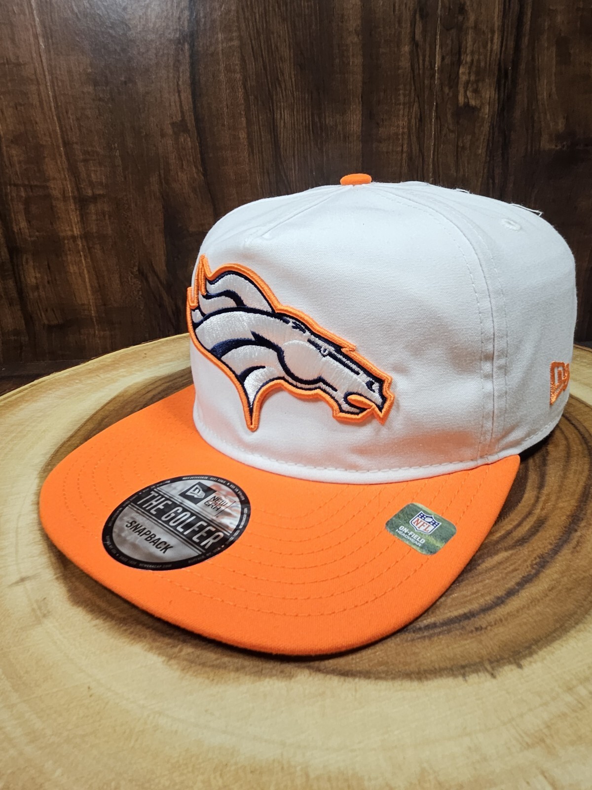 Denver Broncos New Era The Golfer SnapBack Adjustable Hat Cap NFL Bronco Country