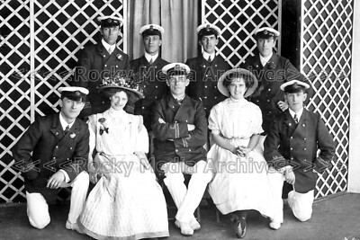 Ajj-6 Sozialgeschichte, Carltons Pierrots Entertainer, St Annes auf See. Foto