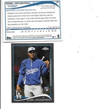 Erisbel Arruebarrena 2014 Topps Chrome Baseball RC #26 BOGO FREE LA Dodgers