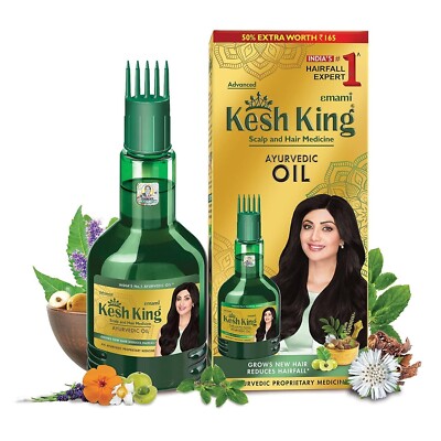 Kesh King Ayurvedic Anti Hairfall Oil - Haarwuchsöl | Reduziert Haarausfall -...