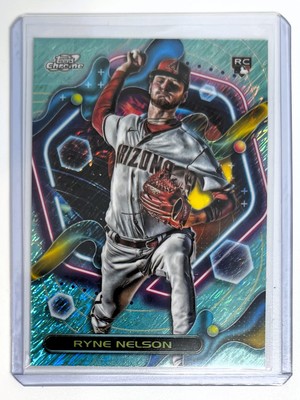 Ryne Nelson 2023 Topps Chrome Cosmic #3 Rookie Card Aqua Equinox Refractor /199