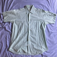 Gitman Brothers short sleeve button up shirt Men’s large Made In USA Green check