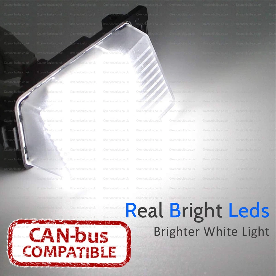 18 LED MATRÍCULA LUCES LÁMPARAS PARA NISSAN 370Z GTR SKYLINE CUBE 350Z VERSA UK Foto 3 de 4