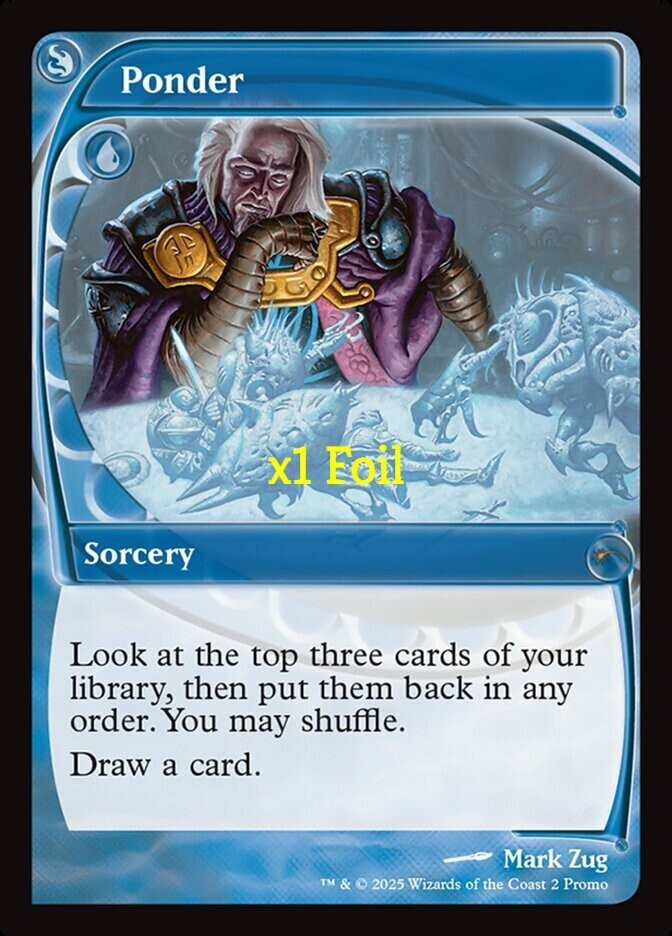 MTG Foil Future Sight Magic Fest 2025 PF25 Ponder MINT | eBay MTG Foil Future Sight Magic Fest 2025 PF25 Ponder MINT | eBay