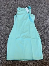 womens urban outfitters teal keyhole shoulder bodycon dress size S $49