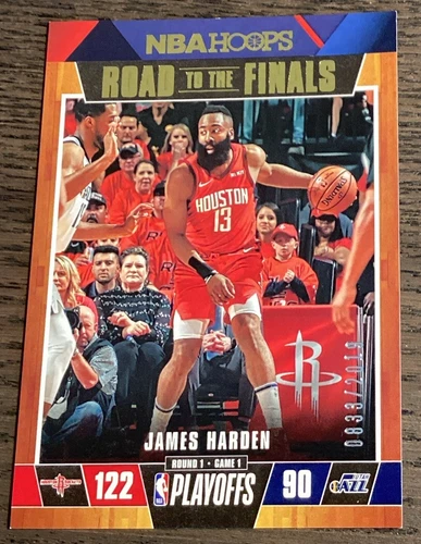 2019-20 Panini NBA Hoops James Harden #8 Road To The Finals /2019 Rockets!