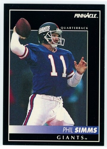 1992 Pinnacle Phil Simms #4 card