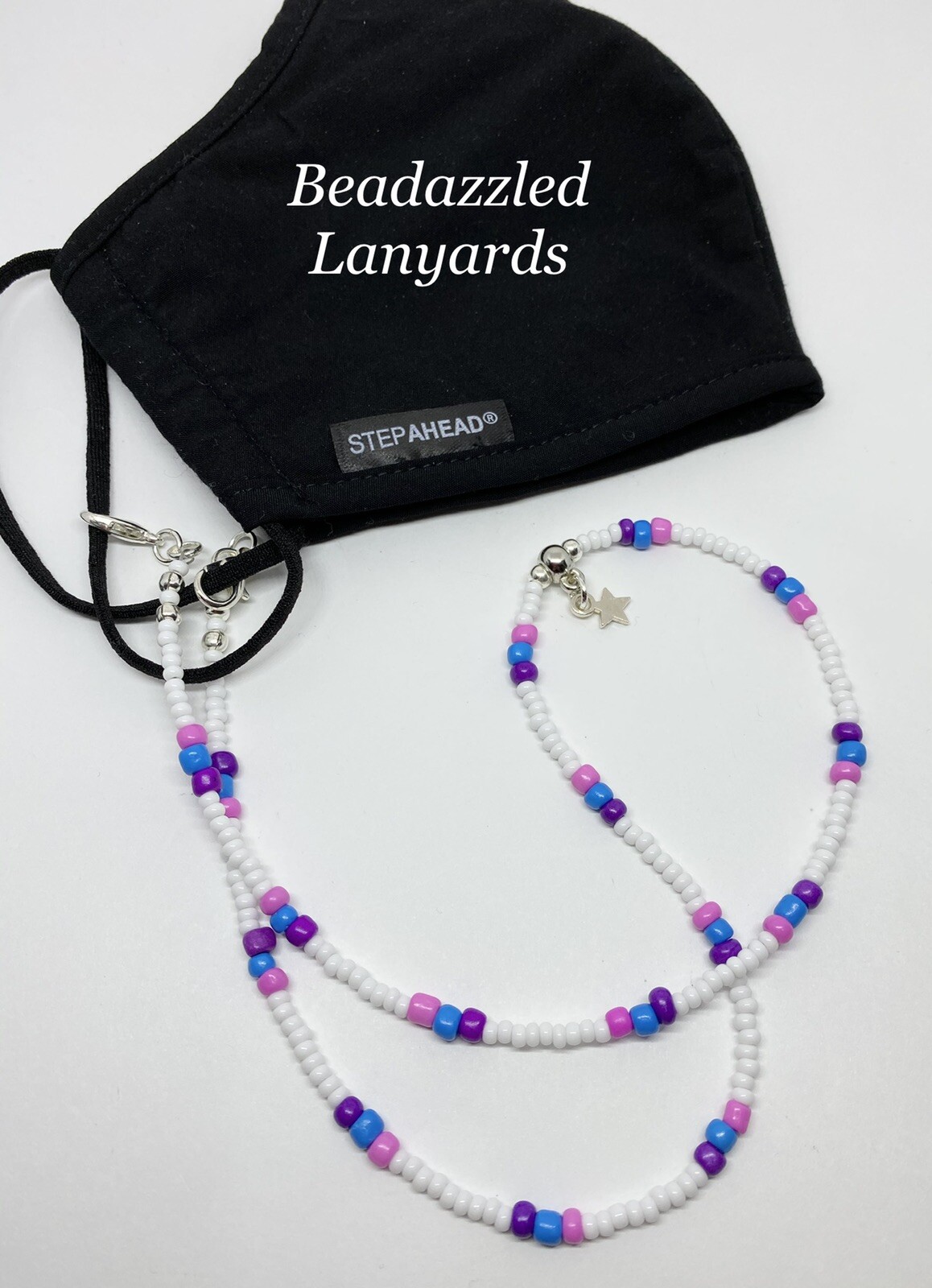 Children’s Face Mask Lanyard,Wear As Lanyard Or Necklace + Matching