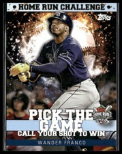 Wander Franco #HRC-27 2022 Topps Home Run Challenge Code Cards Tampa Bay Rays