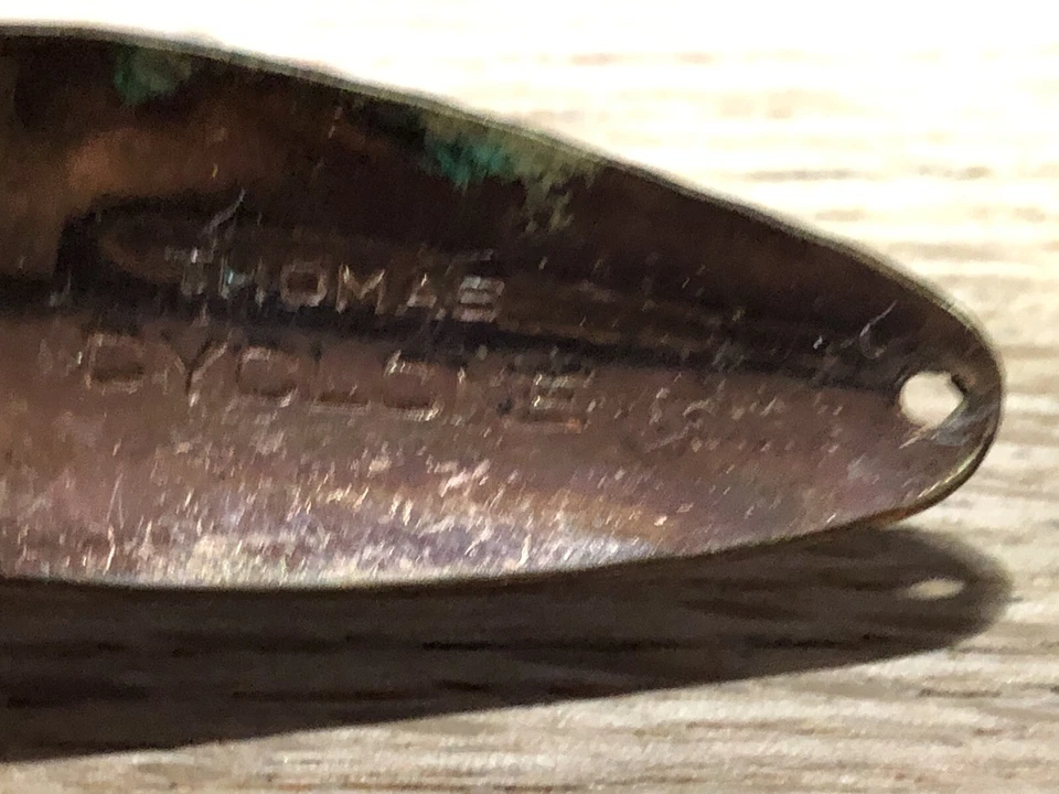 Señuelo de pesca Thomas Cyclone vintage con cuchara Foto 4 de 4