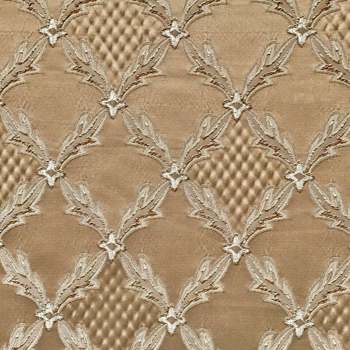 SADDLE Diamond Renaissance Jacquard Upholstery drapery fabric by yard 54" WIDE 